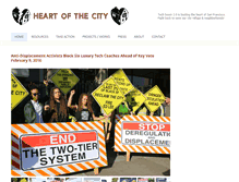 Tablet Screenshot of heart-of-the-city.org